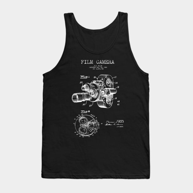 Film Camera Patent Tank Top by Woah_Jonny